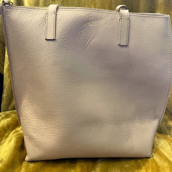 Mark & Graham Blush Daily Tote GENUINE LEATHER in AMAZING shape!! - Picture 3 of 11